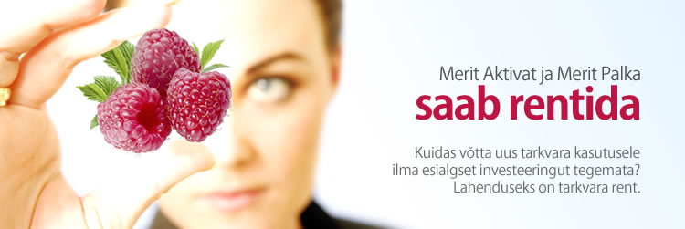 Merit Aktivat ja Merit Palka saab rentida